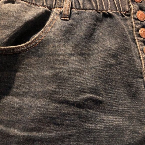 Women's High-Rise Pull-On Denim Shorts - Wild Fable™ - Picture 3 of 5